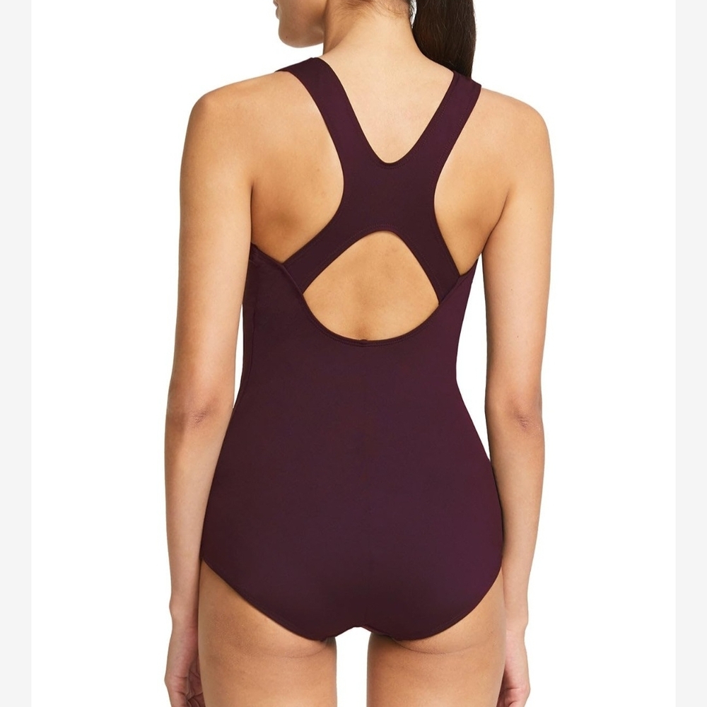 Trendy Chic Baleaf Women's Deep Purple One-Piece Swimsuit Size Small